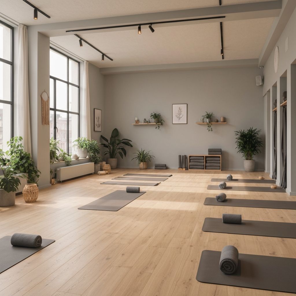 Turmeric Yoga Studio interior space